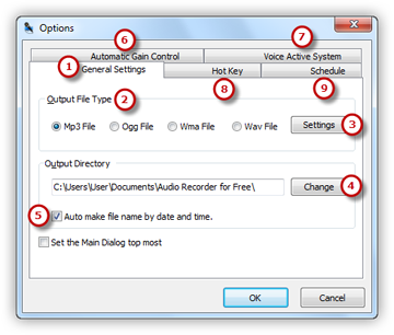 Adjust Recording Settings Adjust Recording Settings