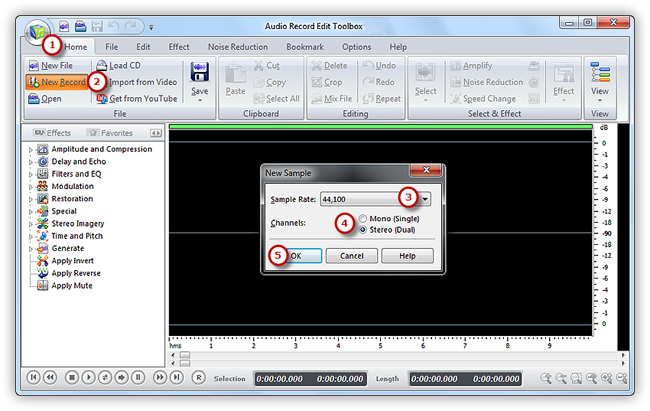 Activate Audio Recorder Window Activate Audio Recorder Window