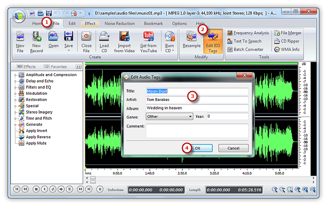 Edit the ID3 Tag Edit the ID3 Tag