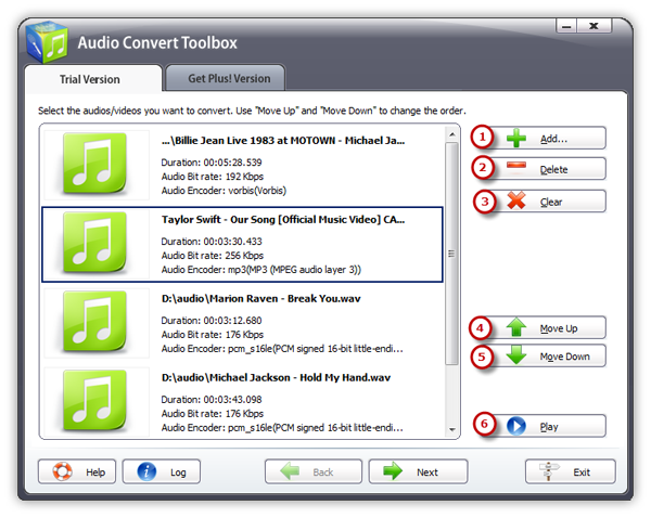 Input Audio Files Input Audio Files