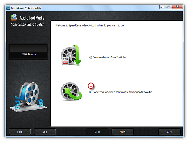 Choose Video Converter Wizard Mode Choose Video Converter Wizard Mode