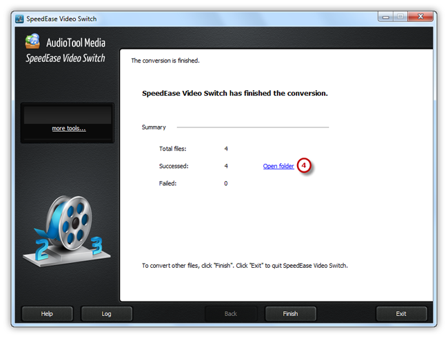 Get the Converted Video Files Get the Converted Video Files