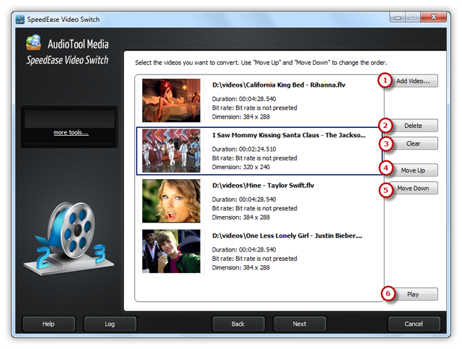 Input Video Files