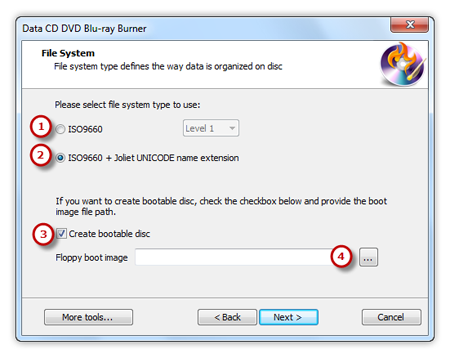 Choose File System Choose File System
