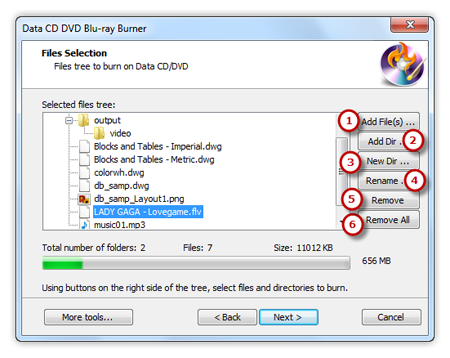Add Data Files Add Data Files