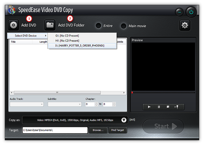 Add DVD Movies