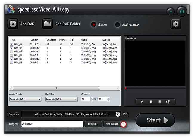 Get the Converted DVD Videos