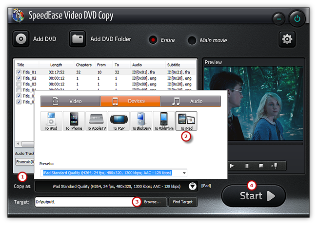Customize Output Settings Customize Output Settings