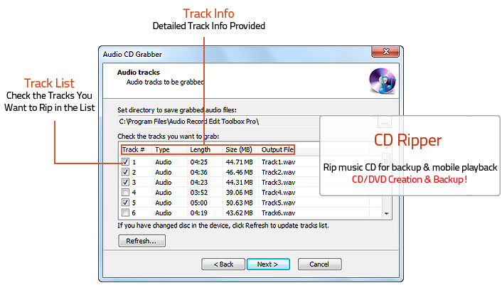 Audio CD Ripper Audio CD Ripper