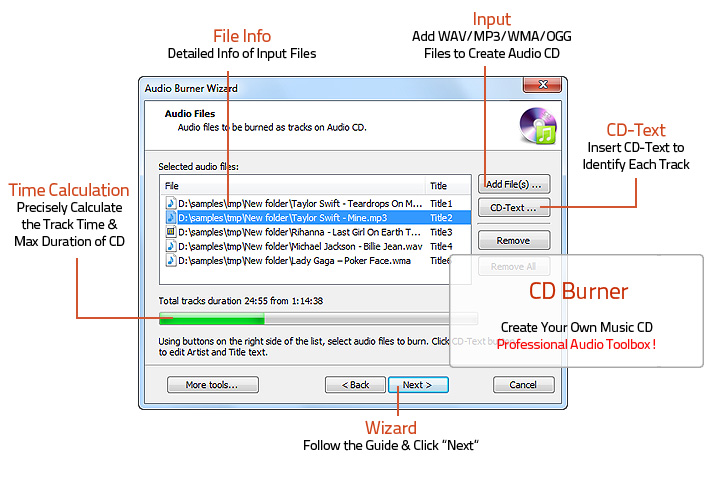 Create Audio CD