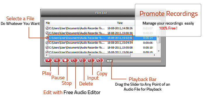 Promote Your Recordings Promote Your Recordings