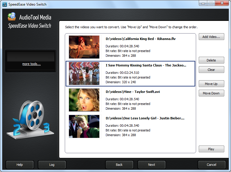 A video converter application that can handle all video formats.